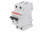Circuit breaker | 230/400VAC | Inom: 40A | Poles: 2 | Charact: B | 6kA