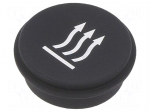 Button | round | &Oslash;21mm | black | 09