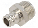 Quick connection coupling | max.15bar | Thread: G 1/2" external