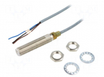 Sensor: inductive | OUT: NPN / NO | 0&divide;6mm | 10&divide;36VDC | M12 | 2m | IP67