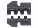 Crimping jaws | solar connectors type HIRSCHMANN | photovoltaics