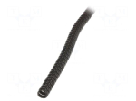Protective tube | &Oslash;Bundle : 14mm | polypropylene | black | L: 1m