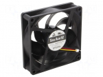 Fan: DC | axial | 24VDC | 92x92x25mm | 132m3/h | 43dBA | ball | 5000rpm