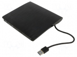 External DVD drive | black | USB A | USB 3.0 | 146x145x16mm