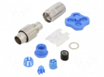 Connector: circular | plug | male | Plating: gold-plated | PIN: 5 | 1A
