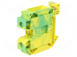 Splice terminal: rail | screw terminal | yellow-green | polyamide