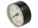 Manometer | 0&divide;40bar | rear connection | Thread: G 1/4" | 63mm | metal