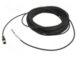 Cable: for sensors/automation | M12 | PIN: 4 | straight | 15m | plug