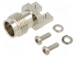 Connector: coaxial | Insulation: PTFE | 50&Omega; | stainless steel | 50GHz
