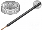Wire | H07Z-K | stranded | Cu | 25mm2 | LSZH | black | 450V,750V | 100m