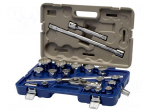 Wrench-set | 6-angles,socket spanner | 3/4" | 21pcs.