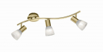 Trio Levisto spotlight 3-pc E14 matt brass gaismeklis 871010308 4017807281682
