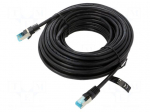 Patch cord | F/UTP | Cat: 5e | RJ45 plug,both sides | stranded | Cu | 15m