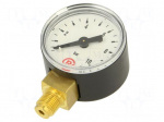 Manometer | 0&divide;10bar | bottom connection | Thread: G 1/8" | 40mm