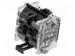 Contact block | 22mm | 04 | front fixing | screw terminals | 500VAC