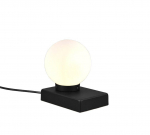 Trio Davi II table lamp E14 matt black gaismeklis 590100132 4017807551136