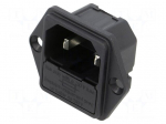 Connector: AC supply | plug | male | power supply | 10A | 250VAC | 250V
