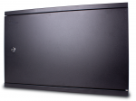 2U 19'' Wall cabinet for CCTV, ALARM, IT/ 580*500*130mm / Black/ Assembled