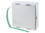Heat shrink sleeve | glueless | 2: 1 | 6.4mm | green | polyolefine