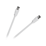 Juhtmed // Koaksiaalkaablid // Kabel TV - VIDEO biały 1,5m