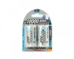 Rechargeable batteries R20 (D) 1.2V 10000mAh Ni-Mh ANSMANN 2pcs blister