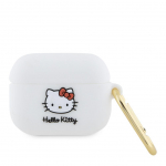 Headphone case Hello Kitty Apple Airpods Pro cover Silicone 3D Kitty Head White