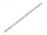 LED tape | green | 5050 | LED/m: 60 | 10mm | white PCB | IP20 | 14.4W/m