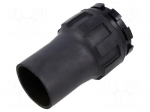 Heat shrink boot | glued | 40.64mm | L: 114.3mm | black | polyolefine