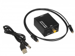 TV, SAT, HDMI, DVI kaablid ja tarvikud // HDMI, DVI, AUDIO &uuml;henduskaablid ja tarvikud // 91-201# Konwerter optyczny toslink dac na 2xrca