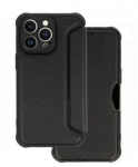 Book case iLike Samsung GALAXY A54 5G KABURA RAZOR CARBON BOOK Black