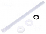 Fiber for LED | &Oslash;5mm | L: 56mm | round | Front: convex | IP67