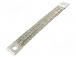 Braids | earthing tape | W: 40mm | 120mm2 | &Oslash;1: 17mm | &Oslash;2: 17mm | 420A | KT