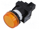 Control lamp | 22mm | YW | Illumin: LED | &Oslash;22.5mm | IP65 | 24VAC | orange