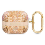 Back panel cover Guess  Guess GUA3HHFLD AirPods 3 cover gold/gold Paisley Strap Collection