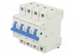 Circuit breaker | 230/400VAC | Inom: 16A | Poles: 3+N | Charact: B | 6kA