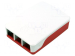Accessories: case | Colour: white,red | Enclos.mat: ABS