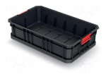 Container: cuvette | black | 520x327x125mm | 50kg | MODULAR SOLUTION