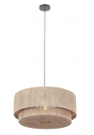 Trio Smilla piekarama lampa 1-pc 60 cm E27 natural color/jute brushed steel 366890136 4017807628265
