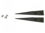 Kit of tips | Blade tip shape: sharp | Tweezers len: 40mm | ESD