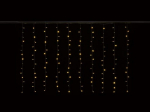 Cascade Light LED  - 2 x 1.3 m - 150 warm white lamps - transparent wire - 24 V
