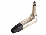 NEUTRIK - JACK PLUG CONNECTOR, 2-PIN MALE, 6.3&nbsp;mm, 90&deg;, NICKEL