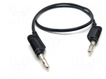 Test lead | 60VDC | 32A | banana plug 4mm,both sides | Len: 2m | black