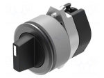 Switch: rotary | 30mm | black | none | IP65 | witout symbol | 04 | &Oslash;30.5mm