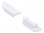 Cap for LED profiles | white | 20pcs | ABS | ARC12