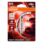 Halogen bulbs H1, 55W, 12V, 3400K, NIGHT BREAKER LASER series