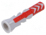 Plastic anchor | without screw | 5x25 | DUOPOWER | 100pcs | 5mm