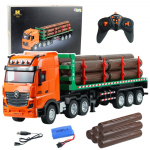 M&auml;nguala | PC | Konsoolid | Tarvikud // Raadio teel juhitavad m&auml;nguasjad ja tarvikud // Ciężar&oacute;wka Transporter Drewna Zdalnie Sterowany RC Huina 1:18