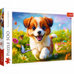 M&auml;nguala | PC | Konsoolid | Tarvikud // Harivad m&auml;nguasjad | Interaktiivsed | Loomingulised | Kunstilised // Puzzle - 500 - Wesoły piesek - Trefl 37524