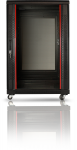 15U 19'' Floor-Mount Network Server Cabinet / 600x800x855mm / Black / Unassembled