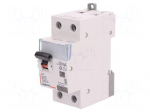 RCBO breaker | Inom: 25A | Ires: 30mA | Max surge current: 250A | IP20